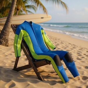 Hevto Kids Wetsuit 14 Boys Girls Blue Green Full Body Snorkel Swim Surf Dive